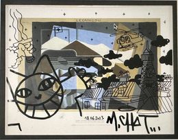 Fine Art Drawings, M.Chat n’est pas Juan Gris, M.Chat