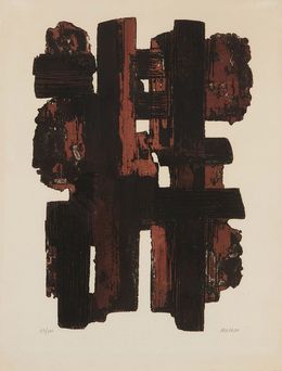 Print, Eau forte IX, Pierre Soulages