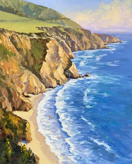 Painting, Big Sur Road Trip, Tatyana Fogarty