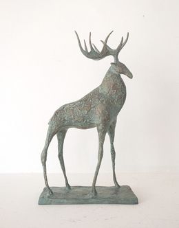 Sculpture, Petit Cerf I, Pierre Yermia