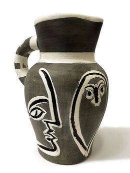 Design, Pichet Gravé Gris (Ceramic Pitcher), Pablo Picasso