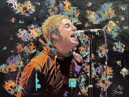 Painting, Liam Gallagher, James Earley