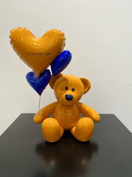 Sculpture, Teddy love Louis Vuitton, Nicolas Krauss