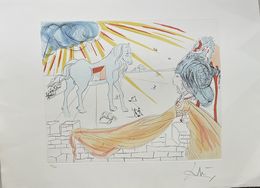 Print, Helene et le Cheval de Troie, Salvador Dali