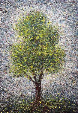 Painting, Green tree (Everything is perfect), Nadin Antoniuk