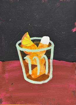 Painting, Aperol Spritz 2, Francisco Montoya Cázarez