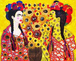 Painting, Yellow flowers, Irina Bast