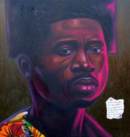 Painting, Enduring Echoes 1 -  21st Century, Contemporary, Figurative Portrait, Old Masters, Bakare Abubakri-sideeq Babatunde