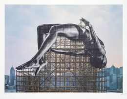 Print, Giants, Rising Up, Hong Kong, China, JR