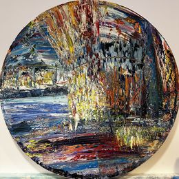 Painting, Round No 15, Elvira Heimann