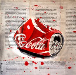 Painting, French School Coke Starwars, Bazévian Delacapucinière