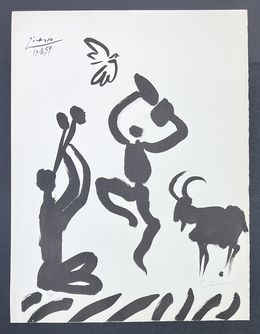 Print, Danseur et musicien, Pablo Picasso