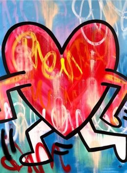 Painting, Running Heart, Gunnar Zyl