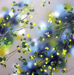 Painting, Some Yellow Flowers, Anastassia Skopp