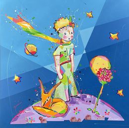 Painting, Puisque c'est ma rose ( le petit Prince ), Scimoc