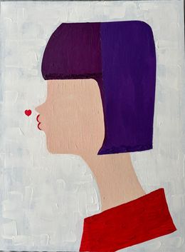 Painting, Kiss moderne, Gaëlle Kondrat