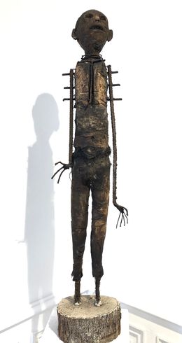 Sculpture, Fer et bois, Olivier de Sagazan